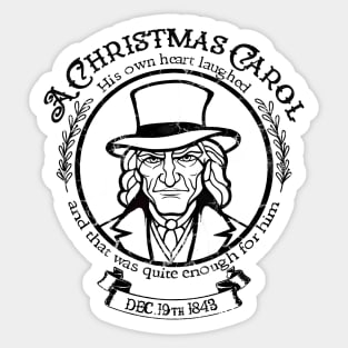 A Christmas Carol vintage design Sticker